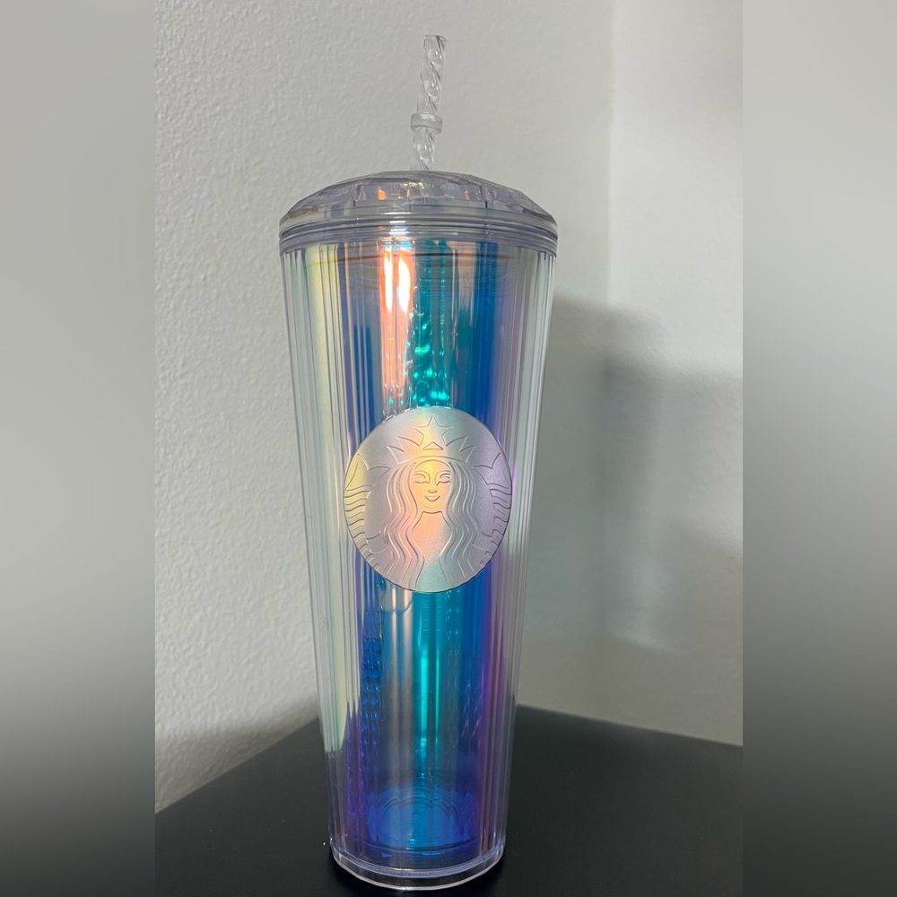 Starbucks iridescent unicorn dome lid tumbler